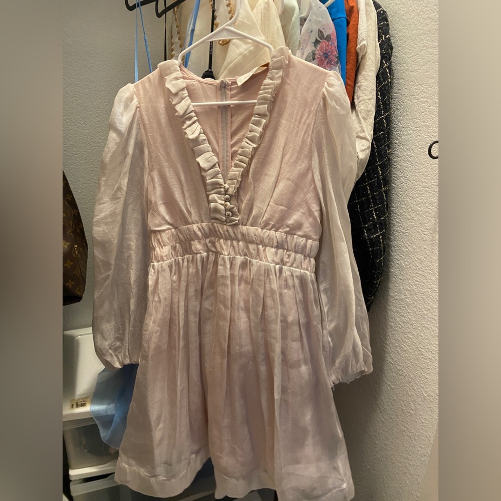 Zimmerman pink puff cute dress